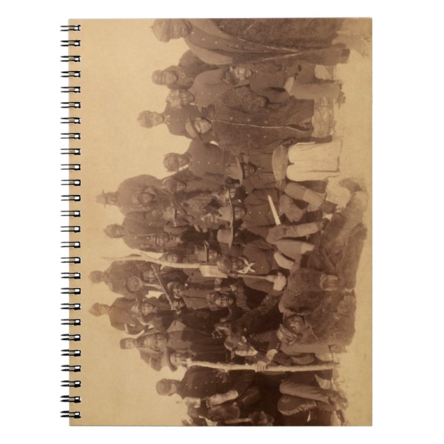 Black American Fighting Cavalry: Buffalo Warriors Notebook (Front)