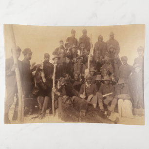 Black American Fighting Cavalry: Buffalo Warriors Trinket Tray