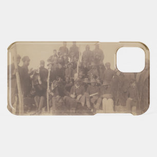 Black American Fighting Cavalry: Buffalo Warriors iPhone 11 Case