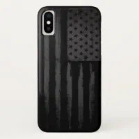 Black American flag Case Mate iPhone Case Zazzle