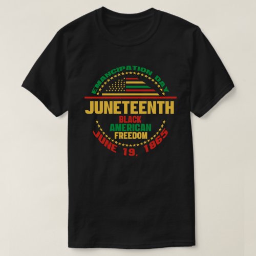 Black American Freedom T_Shirt