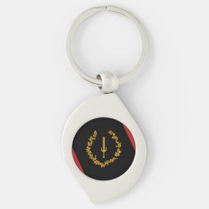 Black American Heritage Flag Keychain