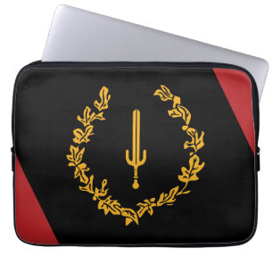 Black American Heritage Flag Laptop Sleeve