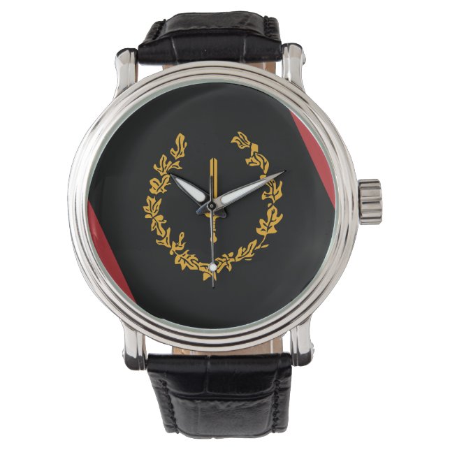 Black American Heritage Flag  Watch (Front)