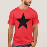 Black Anarchy Star (classic) T-shirt at Zazzle