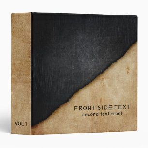 Black And Beige Paper Binder