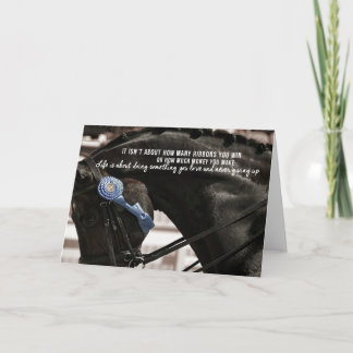 BLACK AND BLUE 5x7 GREETING CARD