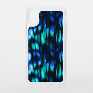 black and blue abstract speck iPhone XS case