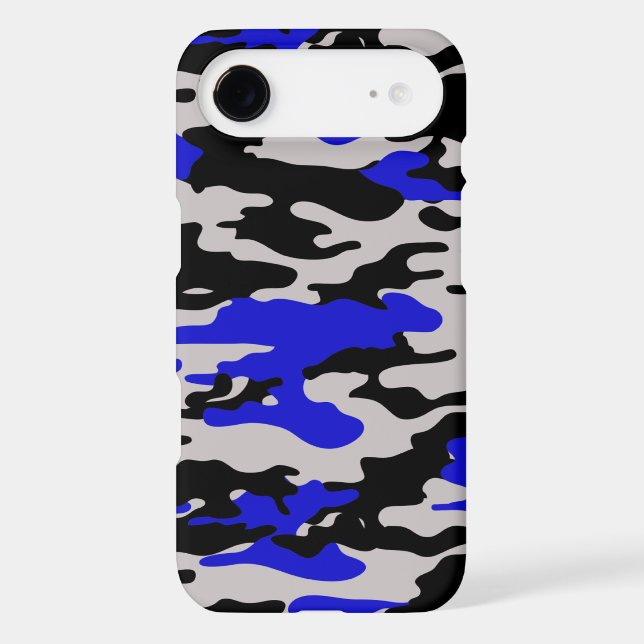 Black and Blue Camo - iPhone 7 case (Back)