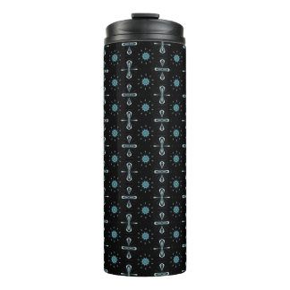 Black and blue delight thermal tumbler