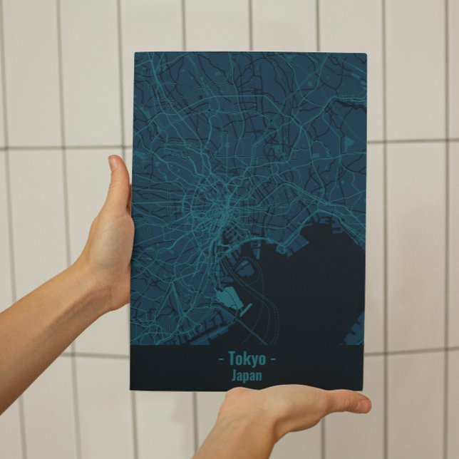 Black and Blue Minimalist Tokyo City Poster  (Creator Uploaded)