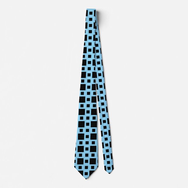 Black and Blue Neck Tie (Front)