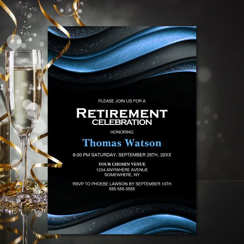 Black and Blue Retirement Party