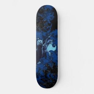 BLACK AND BLUE Skateboard