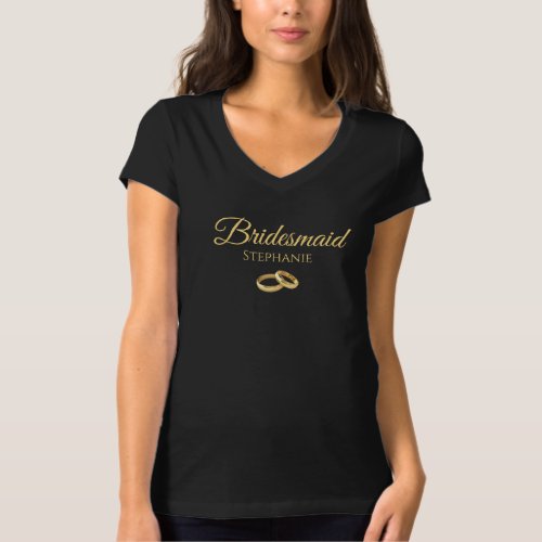 Black and Bold_Bridesmaid gifts_ T_Shirt