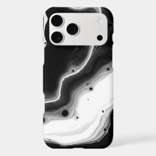 Black and Bone/Off-White mixture of colors iPhone 17 Pro Max Case