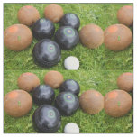 Black And Brown Lawn Bowls, Fabric