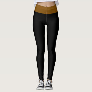 Black and Brown Leggings