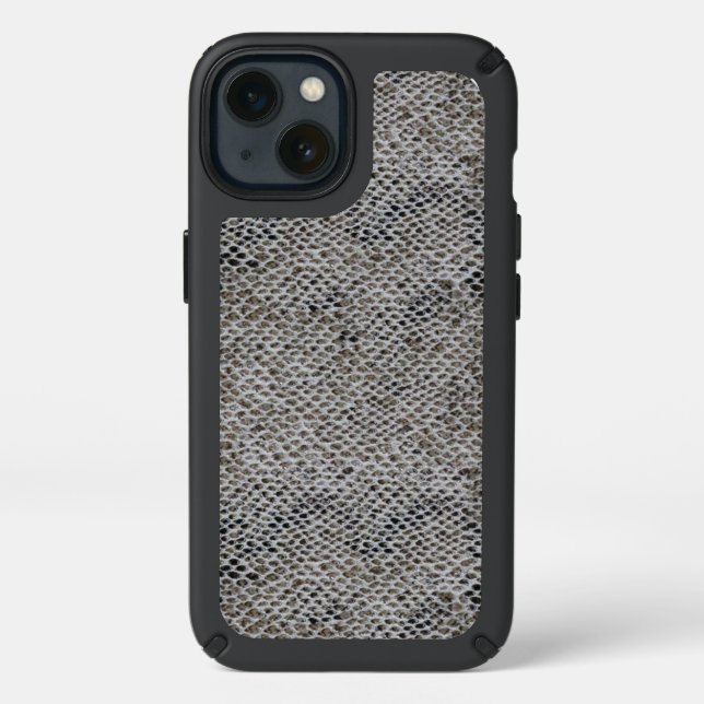 Black and Brown Snake Skin Pattern Speck iPhone 13 Case (Front)