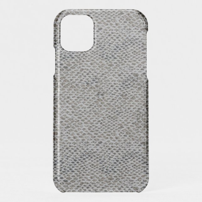 Black and Brown Snake Skin Pattern Uncommon iPhone Case (Back)