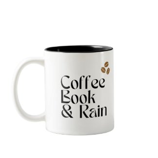 Black and Brown Watercolor Coffee Mug