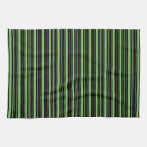 Black and Bud Green Striped Pattern
