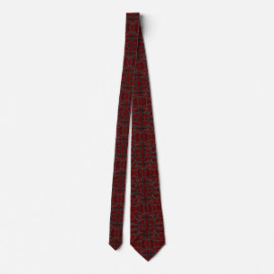Black and Burgundy Neck Tie