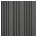 Black and charcoal five stripe pattern fabric