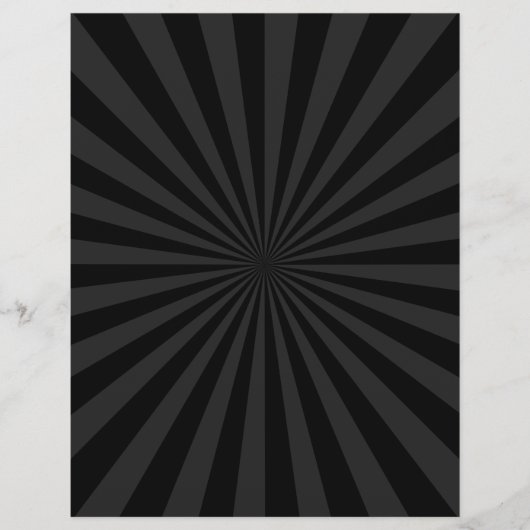 Black and Charcoal Sun Burst Decor (Front)