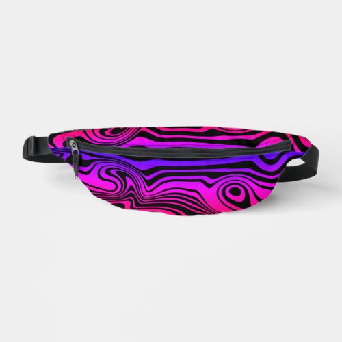 Black and Colorful Neon Fanny Pack _ Choose Color