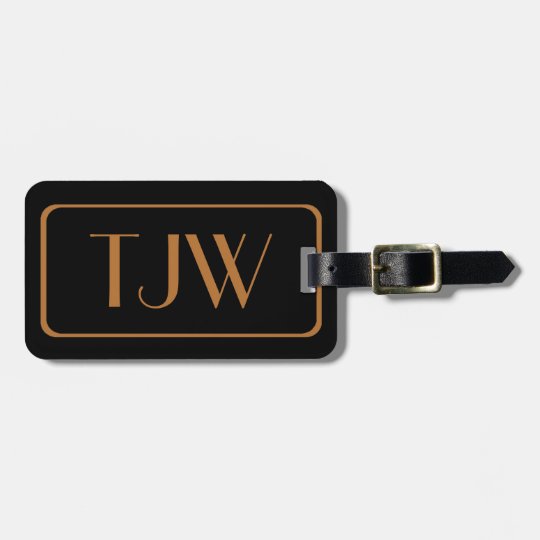 initialed luggage