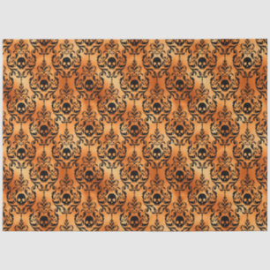 Black and Copper Halloween Series Design 21 Tissue Paper
