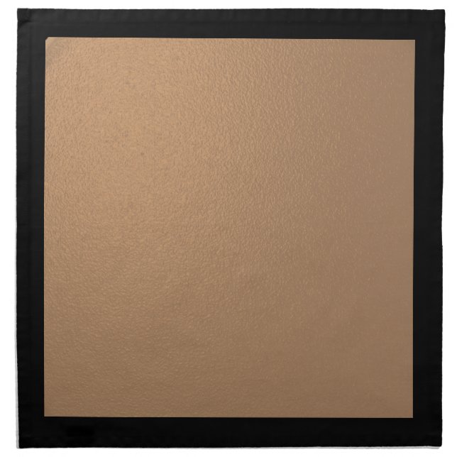 Black and Copper Napkins (Front)