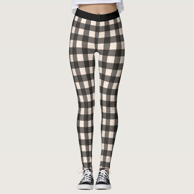 Check Buffalo Plaid Leggings | Zazzle 