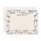Black and Cream Simple Bows Personal Stationery