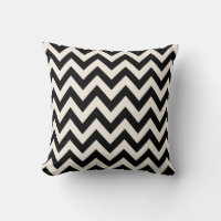 Black And Cream White Chevron, Zigzag Herringbone
