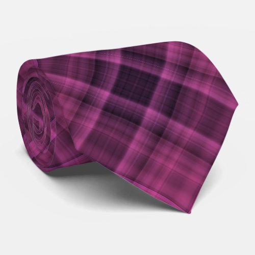 Black and dark magenta neck tie