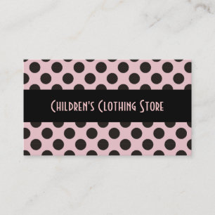 Black and Eggshell Polka Dots Cards