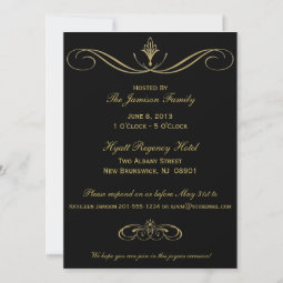 Black and Gold 80th Birthday Party Invitation | Zazzle