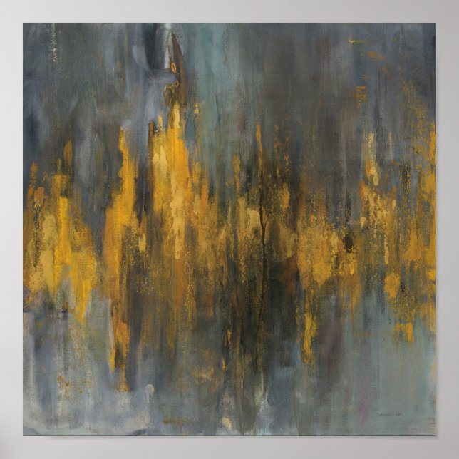 Black and Gold Abstract Print | Danhui Nai (Front)