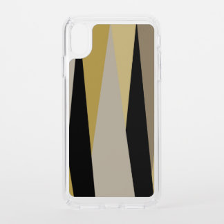 black and gold abstract speck iPhone XS max case