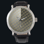 Black and Gold Allah Watch<br><div class="desc">Black and Gold Allah Islamic watch - customize it at www.zazzle.co.uk/artislamia</div>