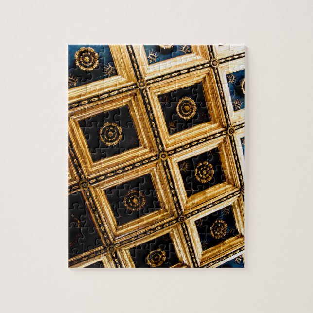 Black and Gold Architecture  Jigsaw Puzzle (Vertical)