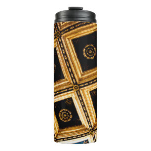 Black and Gold Architecture  Thermal Tumbler