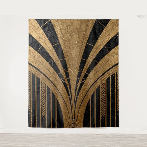 Black and Gold Art Deco Backdrop