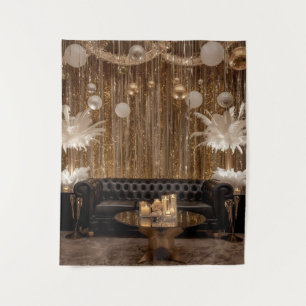 Black and Gold Art Deco Backdrop