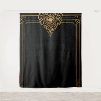 Black and Gold Art Deco Backdrop