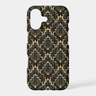 Black and Gold Art Deco Design iPhone 17 Case