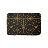 Black and gold art deco geometric pattern