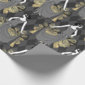 Black and Gold Art Deco Wrapping Paper (Corner)